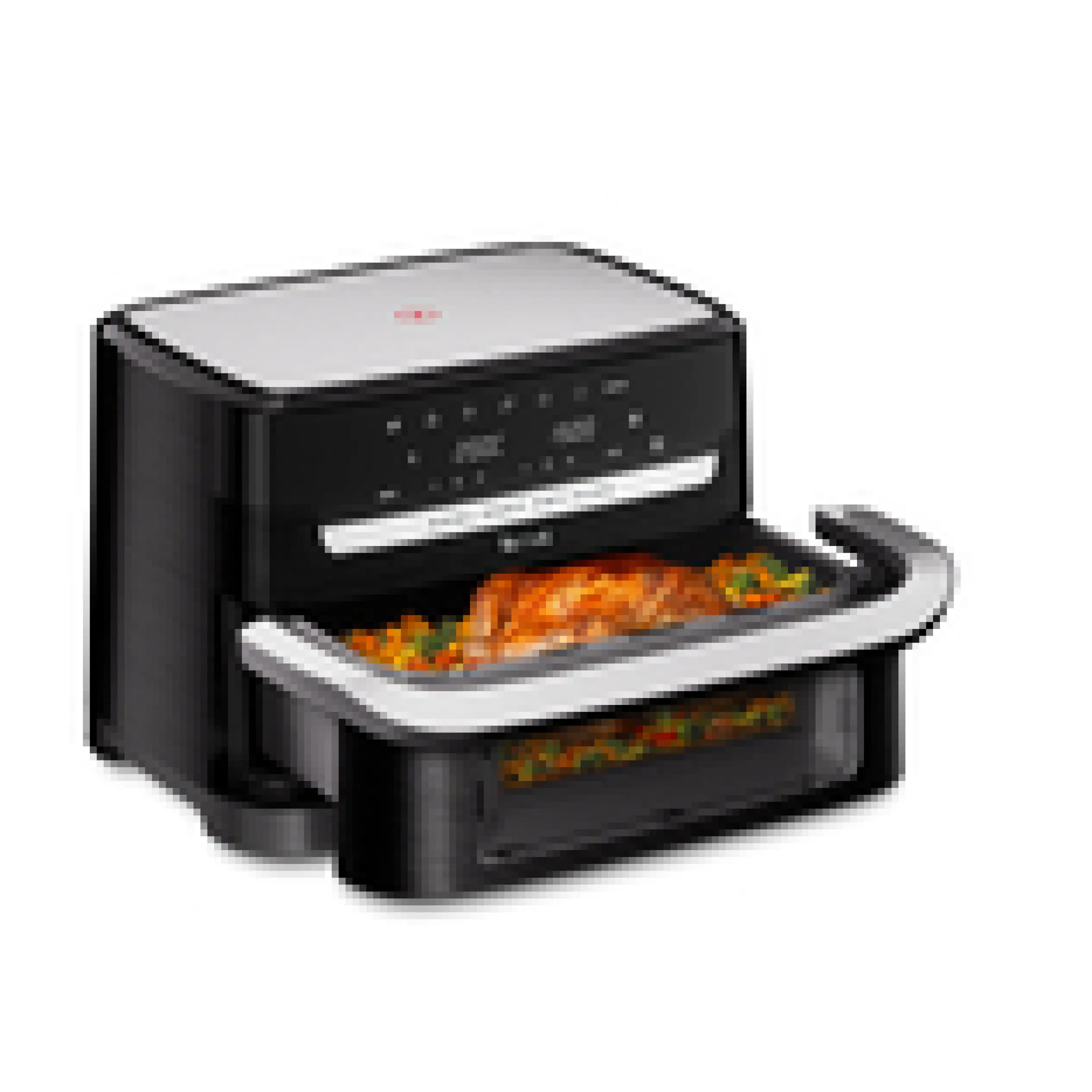 Dual Easy Fry Flex, Heißluftfritteuse, FlexCook Trennwand, 9L, EY9228