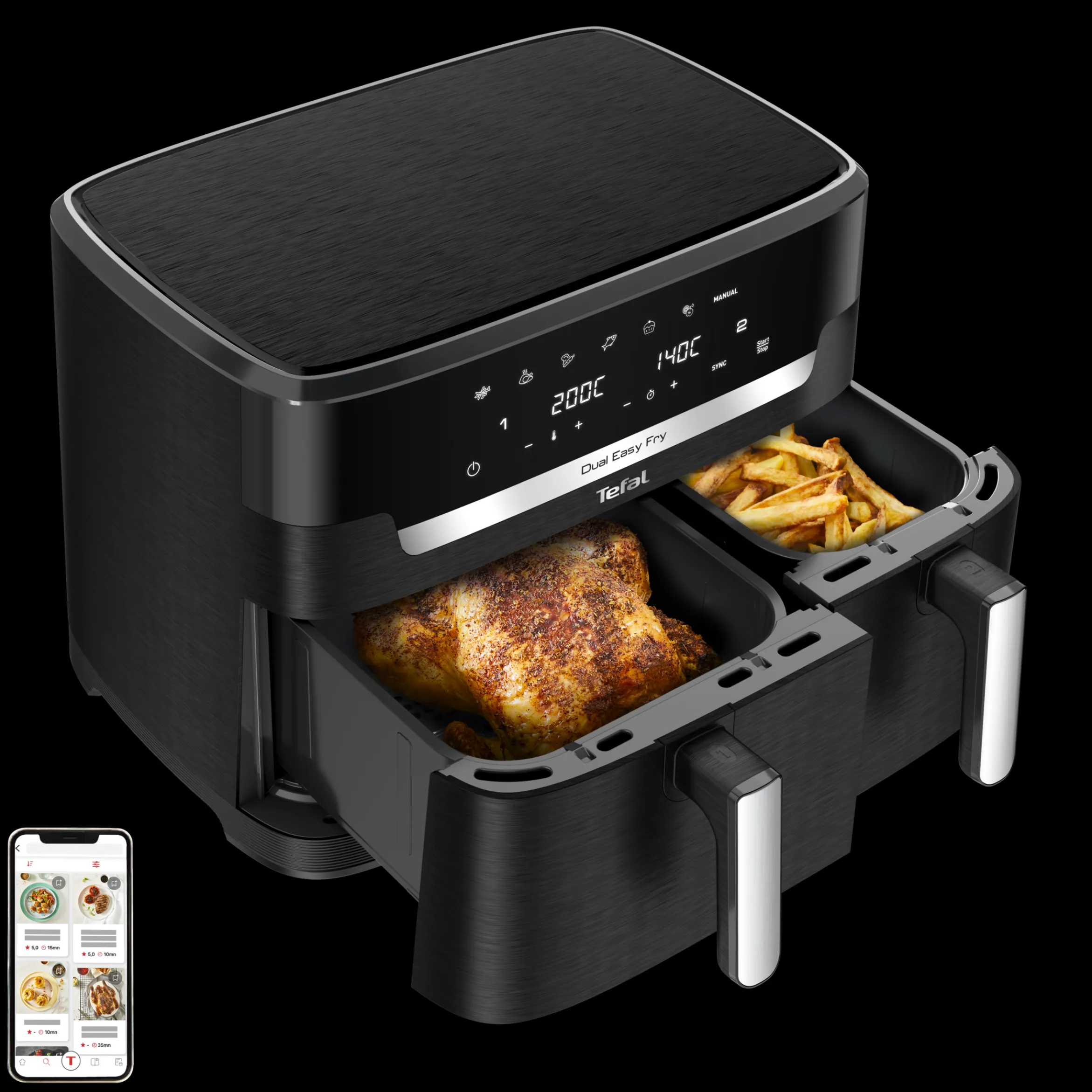 Dual Easy Fry XXL 11L Heißluftfritteuse EY9428