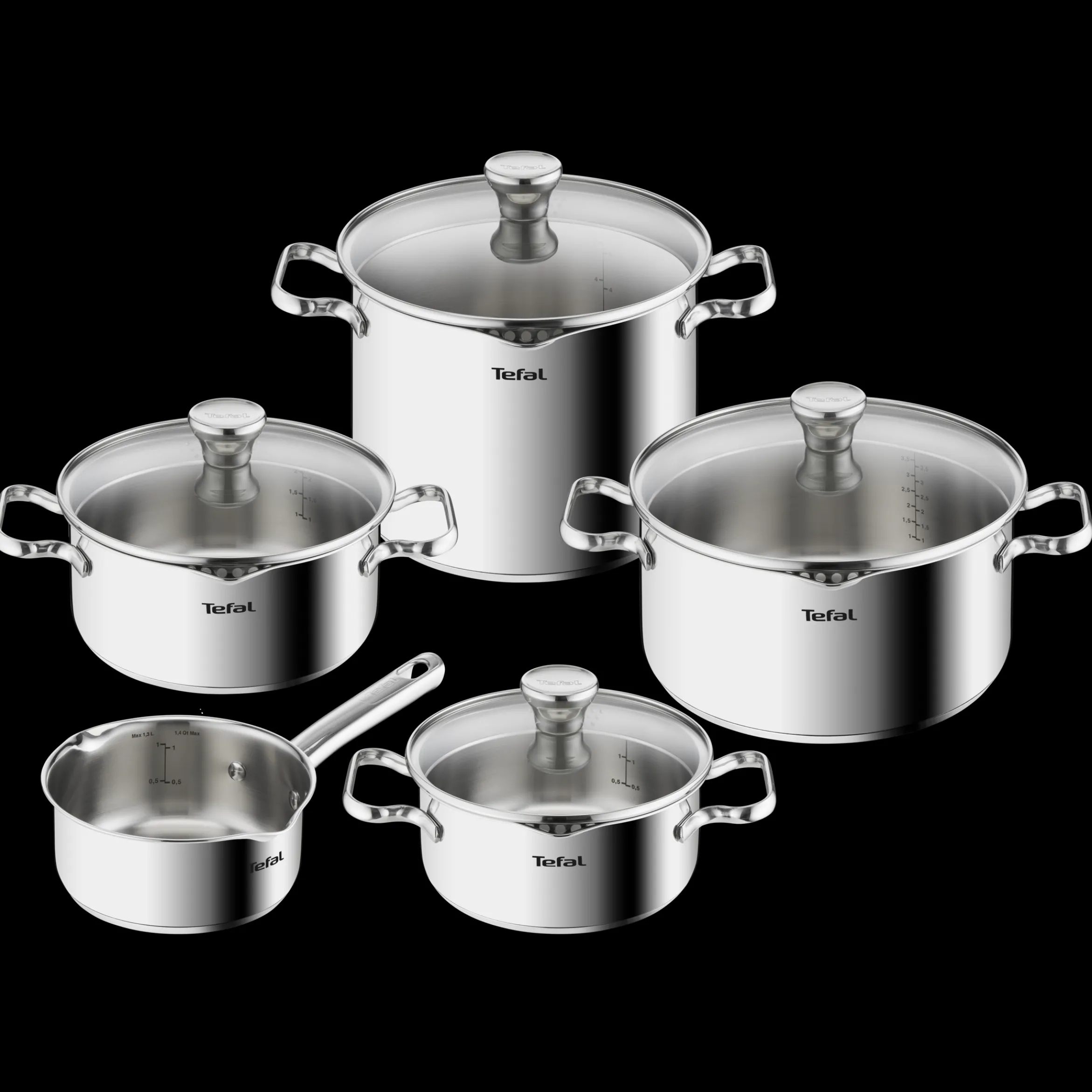 Duetto 9-teiliges Topfset A705S9