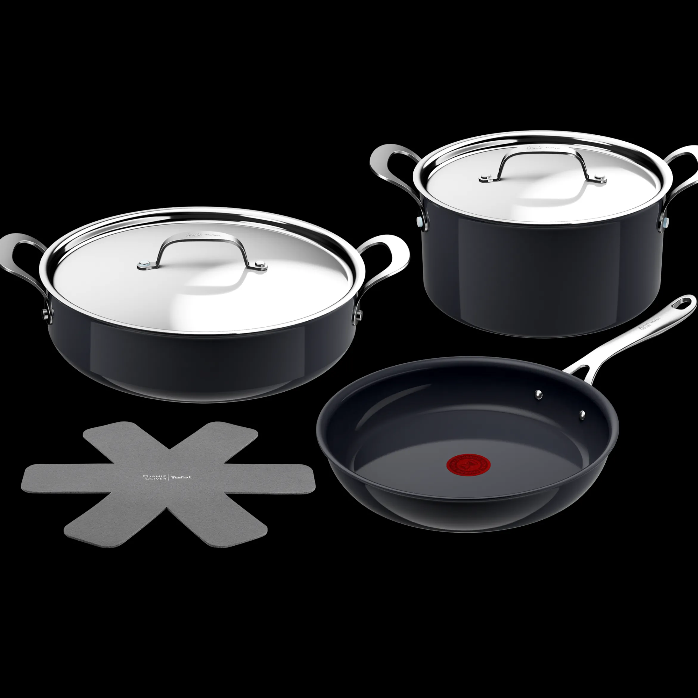 Jamie Oliver by Tefal Enjoy 5-teiliges Keramik-Set C471S5