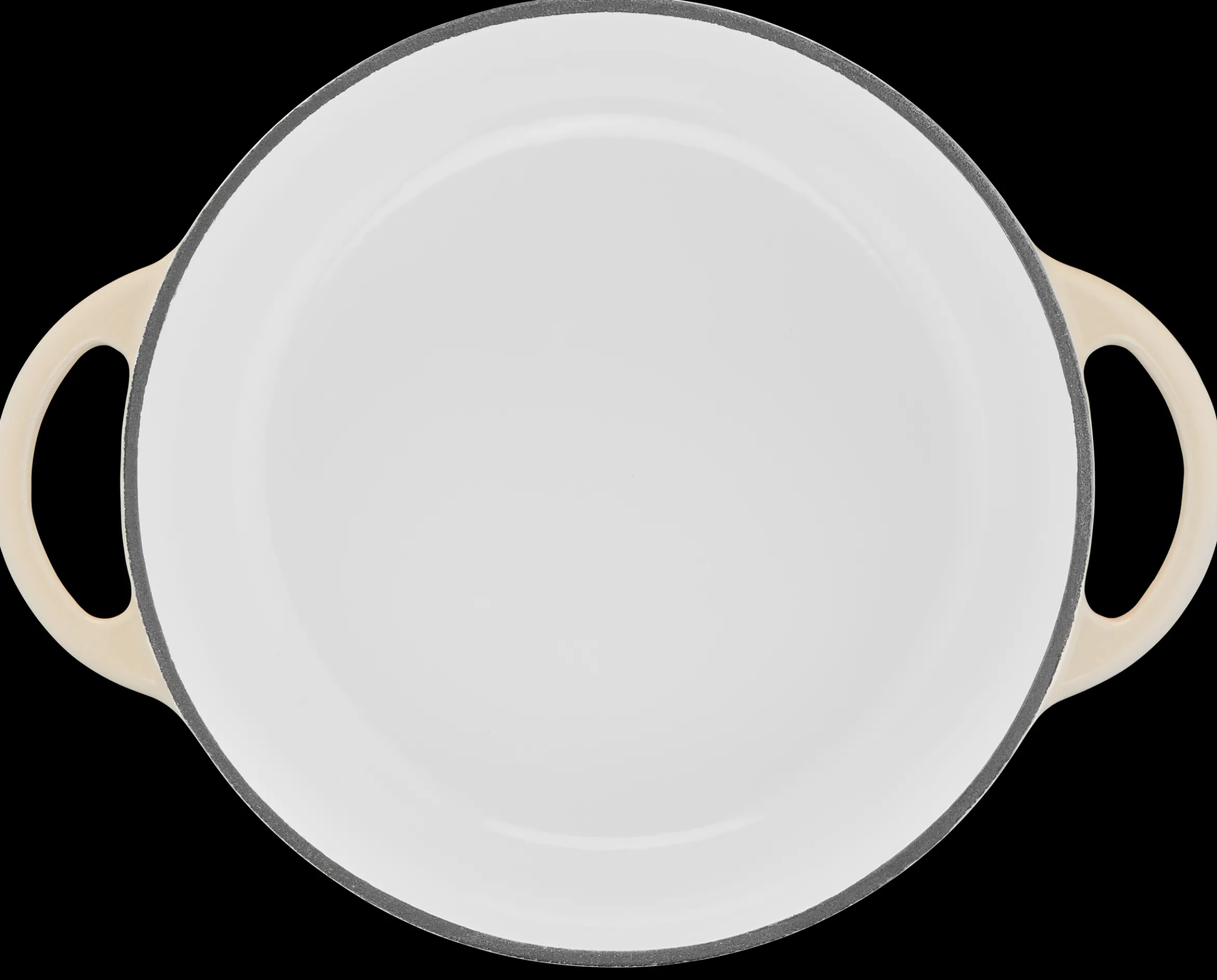 Lov Gusseisen Kochtopf 25cm beige, E25904