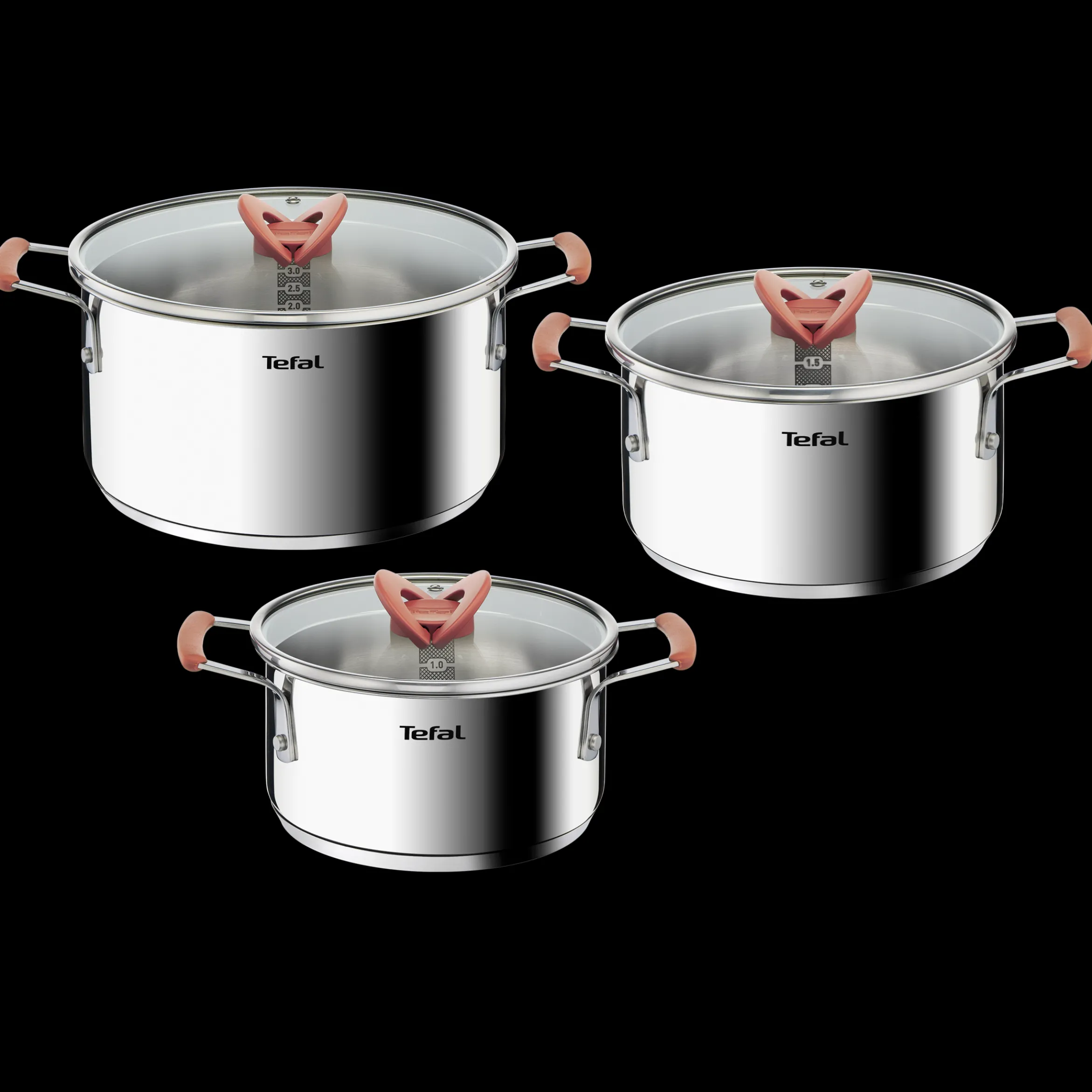 Opti Space 6-teiliges Kochtopf-Set G720S6