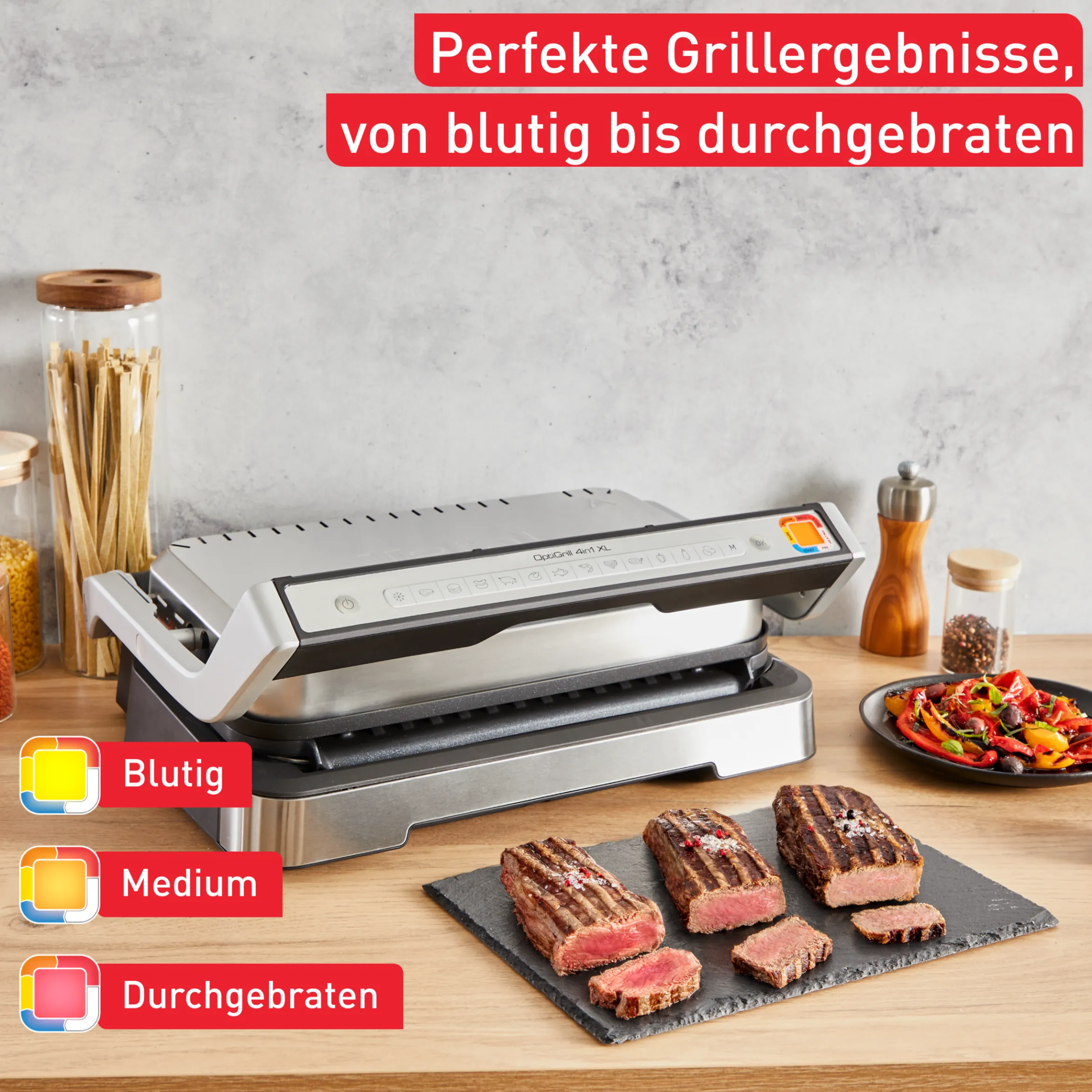 OptiGrill 4in1 XL Kontaktgrill GC784D