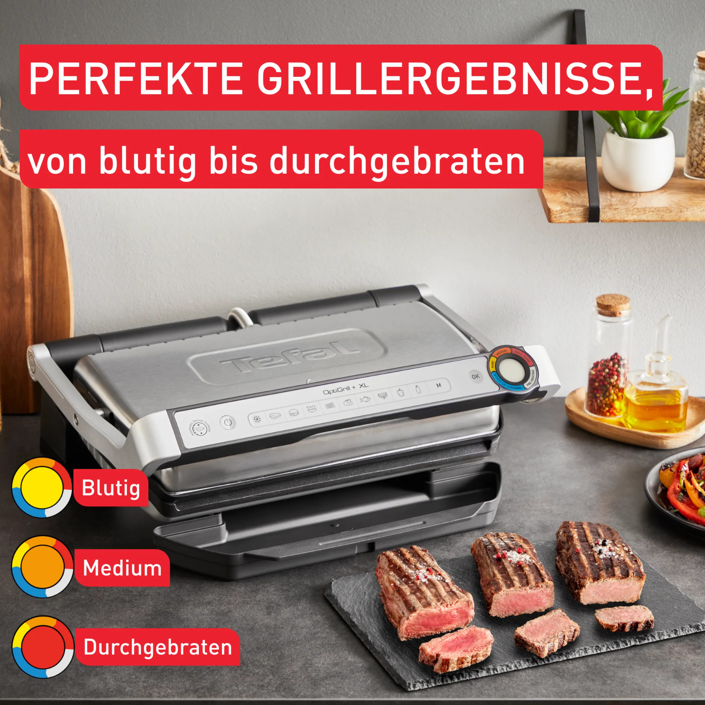 OptiGrill+ XL Kontaktgrill GC728D